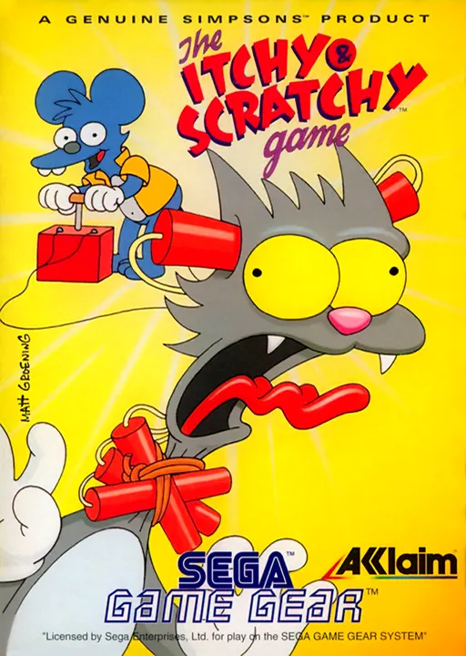 Обложка игры Itchy & Scratchy Game, The